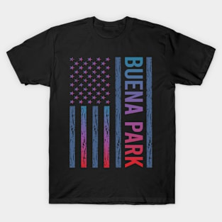 Blue Red Flag - Buena Park T-Shirt